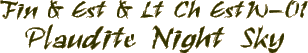 Fin Est Lt CH EstW-01 Plaudite Night Sky
